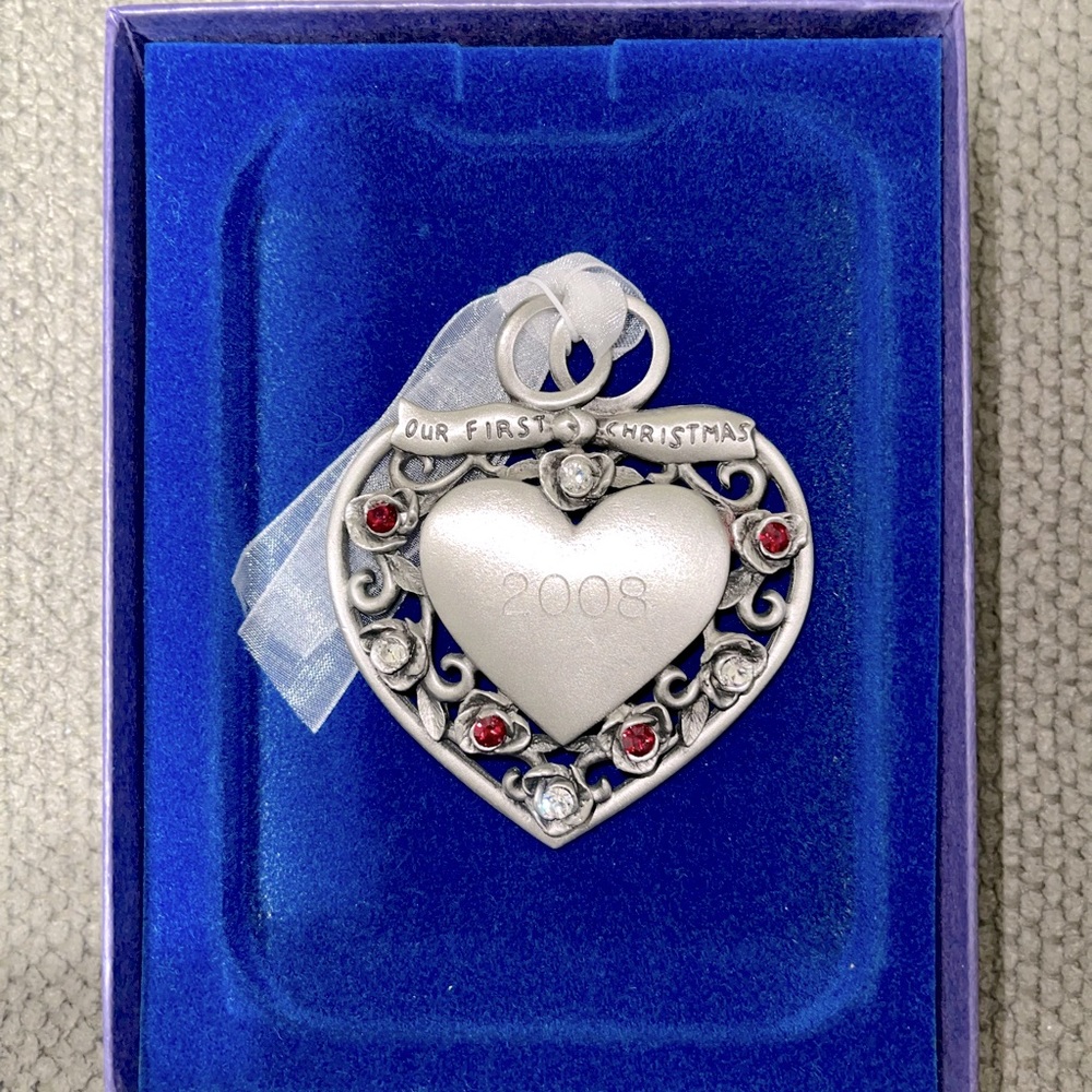 NIB Our First Christmas Ornament 2008